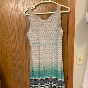 Athleta Black and White Patterned Dress